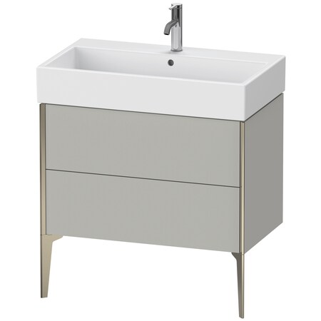 Xviu Floor Standing Vanity Unit Concrete Gray Matt